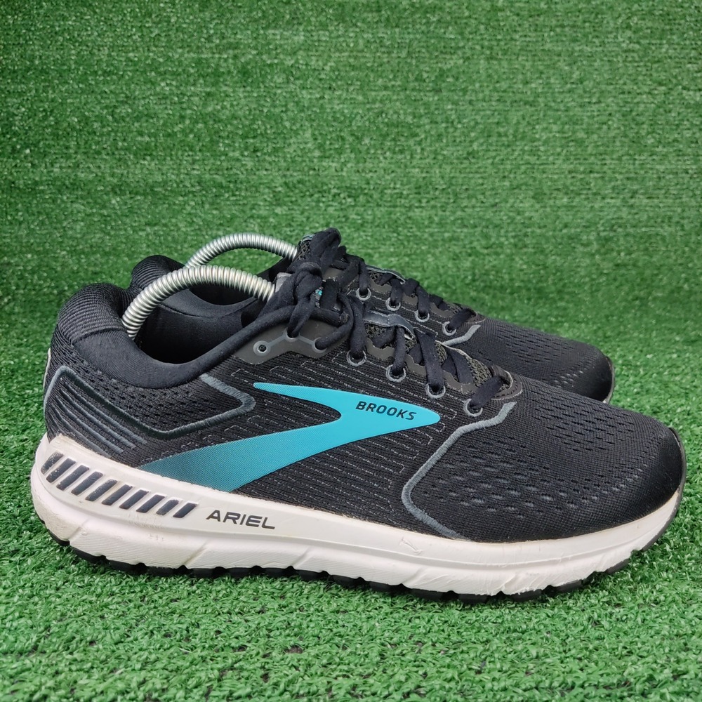 Brooks Running Shoes Womens 10.5 Black Ariel 20 Low Top Sneakers 1203151B064
